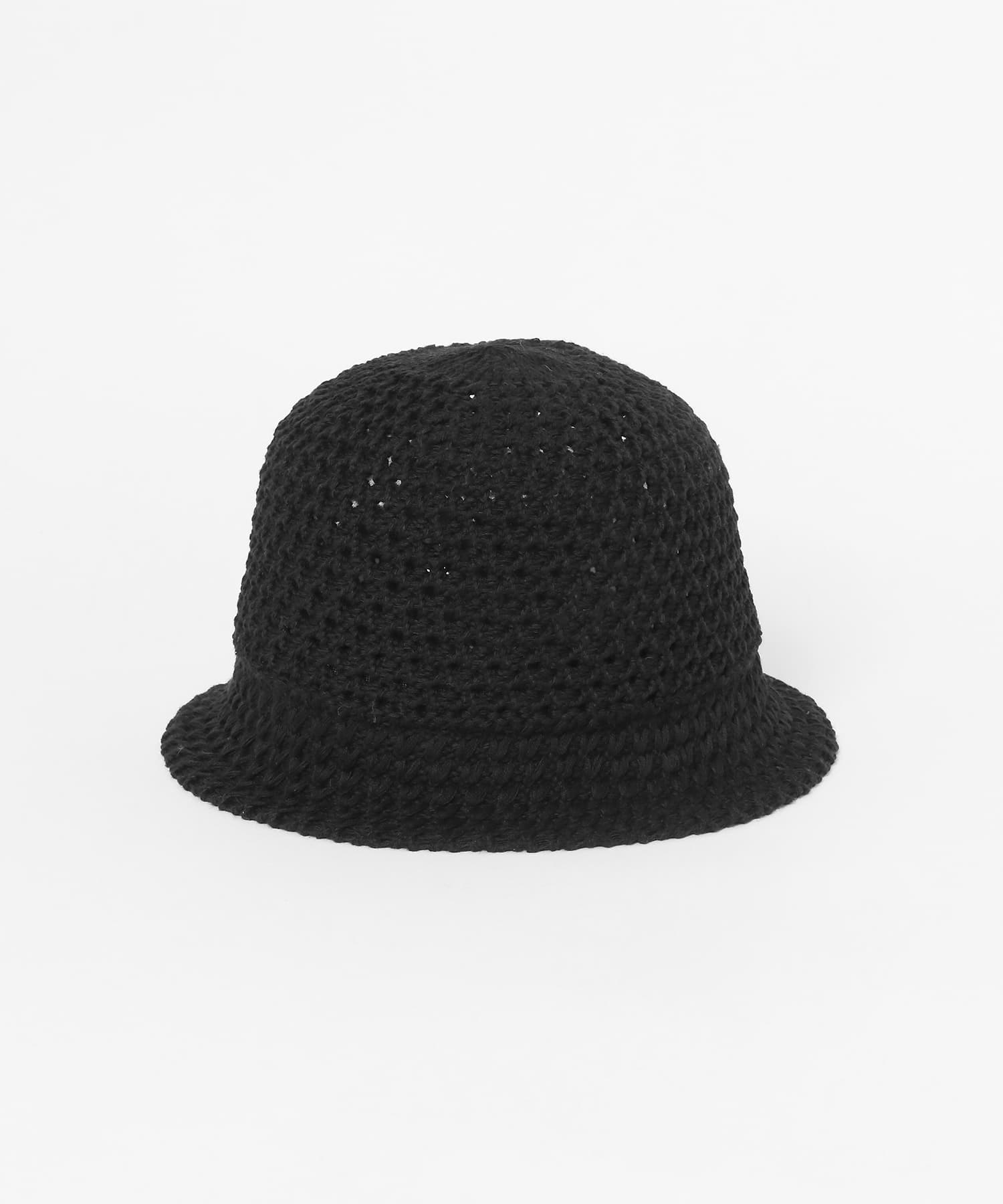 針織鐘形帽(黑色-one-BLACK)