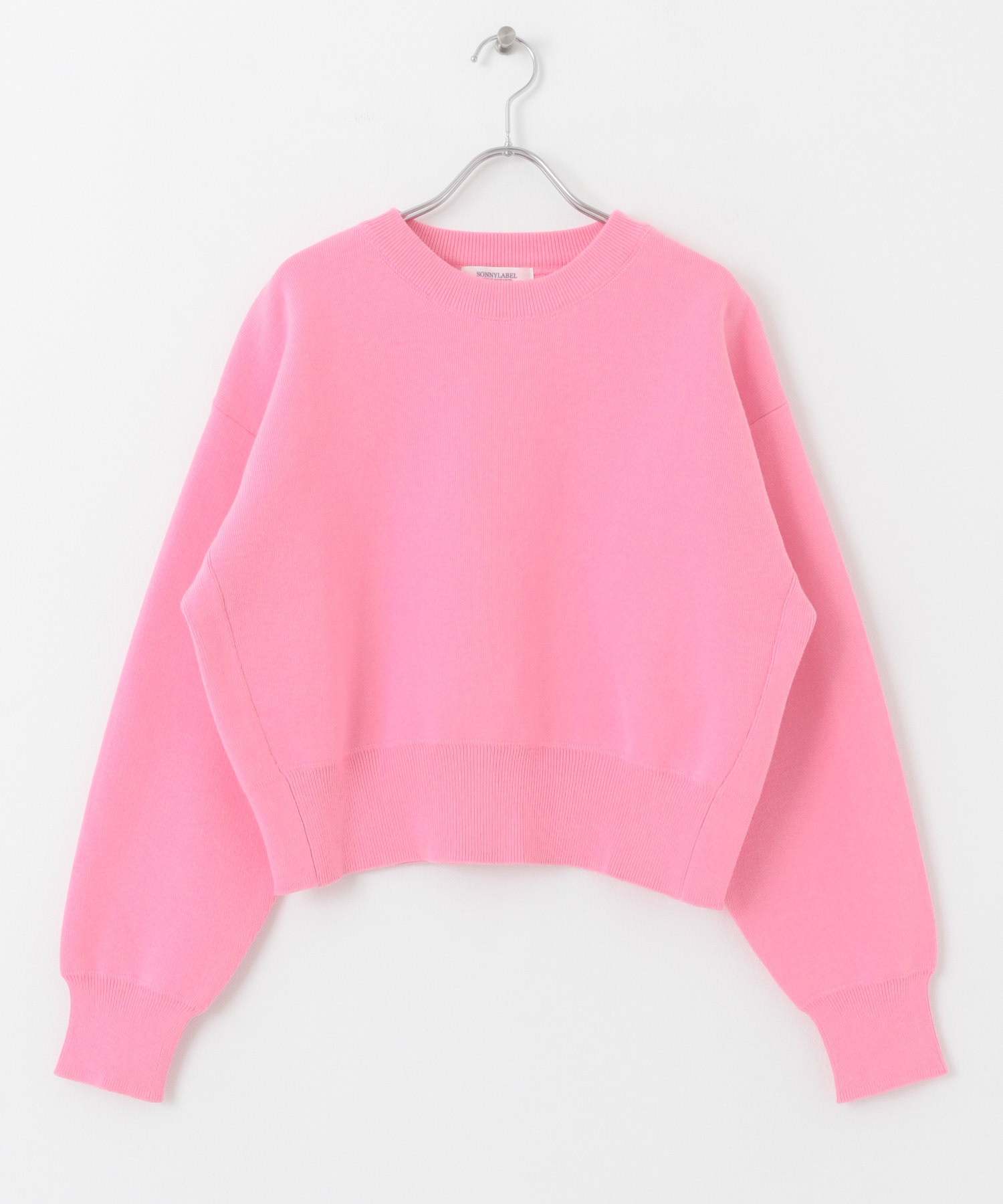 休閒感針織衫(粉紅色-FREE-PINK)