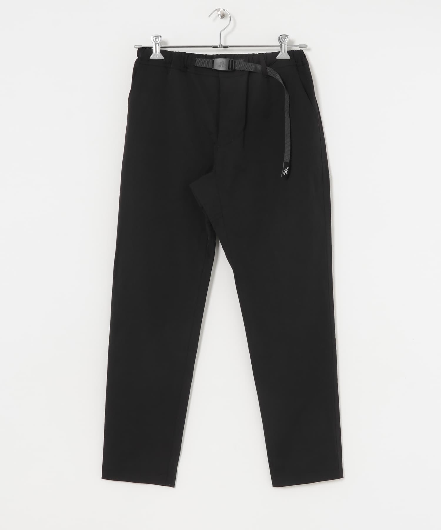 【別注】GRAMICCI SOLOTEX 舒適彈性修身長褲(黑色-M-BLACK)
