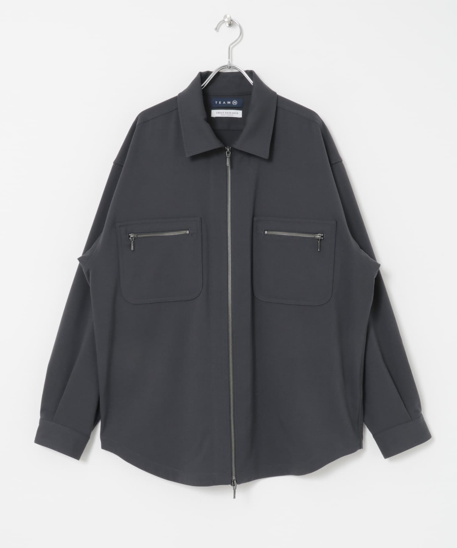 【TEAM N】UR TECH 機能襯衫夾克(灰色-L-GRAY)