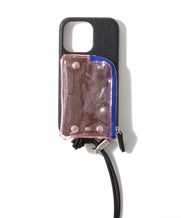 A SCENE / B&C  透明口袋手機殼(黑色-iPhone 14-其他黑色)