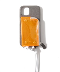 A SCENE / B&C  透明口袋手機殼(灰色-iPhone 14-其他灰色)