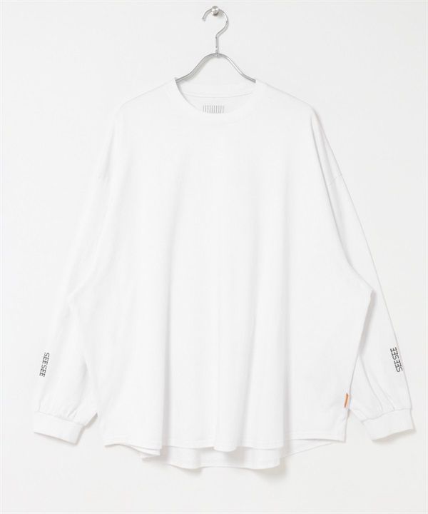 SEE SEE×S.F.C　SUPER BIG ROUND LS TEE(白色-M-WHITE)