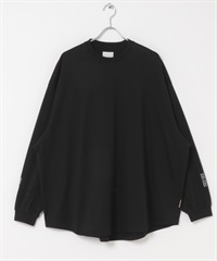 SEE SEE×S.F.C　SUPER BIG ROUND LS TEE(黑色-M-BLACK)