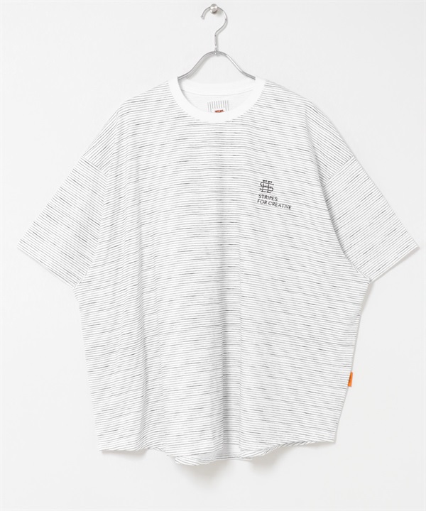 SEE SEE×S.F.C　SUPER BIG BORDER SS TEE(白色-M-WHITE)