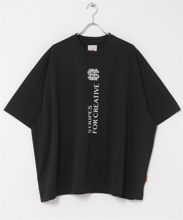 SEE SEE×S.F.C　SUPER BIG FLAT SS TEE（TECH）(黑色-M-BLACK)