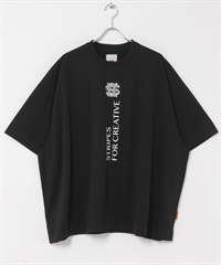 SEE SEE×S.F.C　SUPER BIG FLAT SS TEE（TECH）(黑色-M-BLACK)