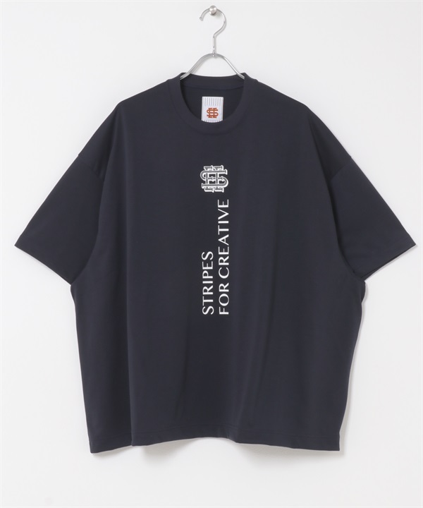 SEE SEE×S.F.C　SUPER BIG FLAT SS TEE（TECH）(藏青色-M-NAVY)