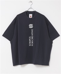 SEE SEE×S.F.C　SUPER BIG FLAT SS TEE（TECH）(藏青色-M-NAVY)