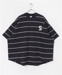 別注】SEE SEE / SUPER BIG ROUND SS TEE NEW-S BORDER｜URBAN