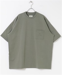 【別注】Snow Peak / 口袋LOGO短袖T恤(葉綠色-M-GREEN)
