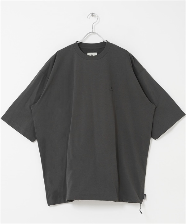 【別注】Snow Peak / 水陸兩用抽繩T恤(炭灰色-M-CHARCOAL GRAY)