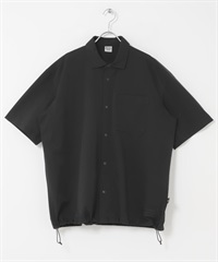 【別注】Marmot / DotAir® 短袖襯衫(墨黑色-M-DEEPBLACK)
