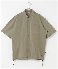 【別注】Marmot / DotAir® 短袖襯衫(卡其綠-M-KHAKI)