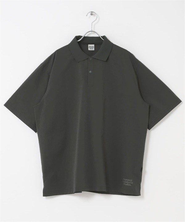 【別注】Marmot / DotAir® POLO衫(藍灰色-M-BLUE)