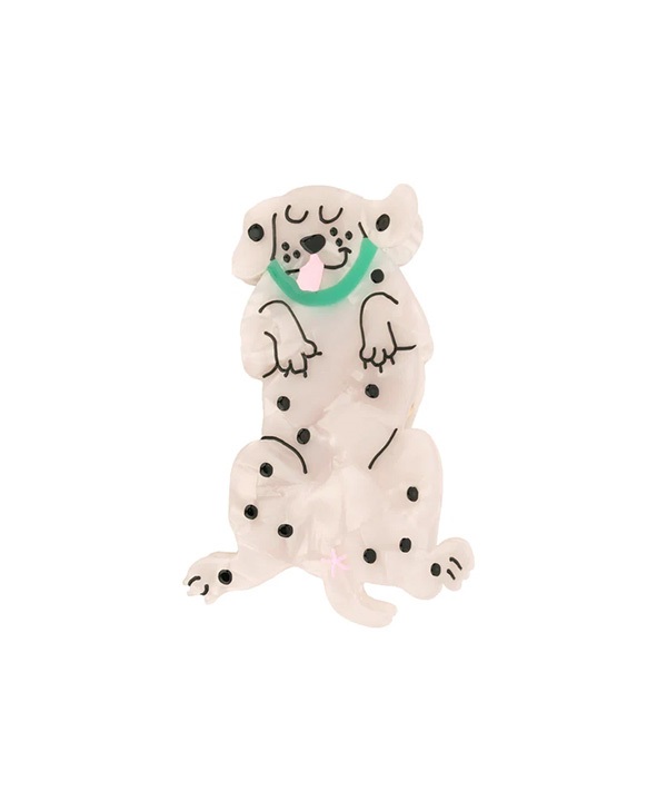 Coucou Suzette / 動物髮爪夾(大麥町-one-其他白色)