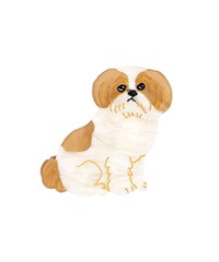 Coucou Suzette / 動物髮爪夾(西施犬-one-其他棕色)