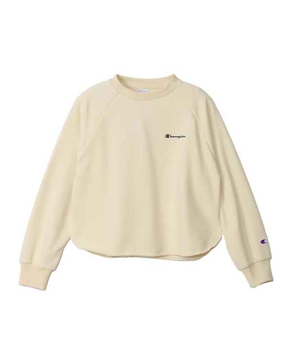 Champion / 不收邊圓弧下擺休閒上衣(象牙白-M-IVORY)