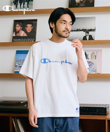 Champion / 刺繡印花LOGO短袖 T恤