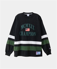 Champion / LONG SLEEVE T-SHIRT(黑色-M-BLACK)