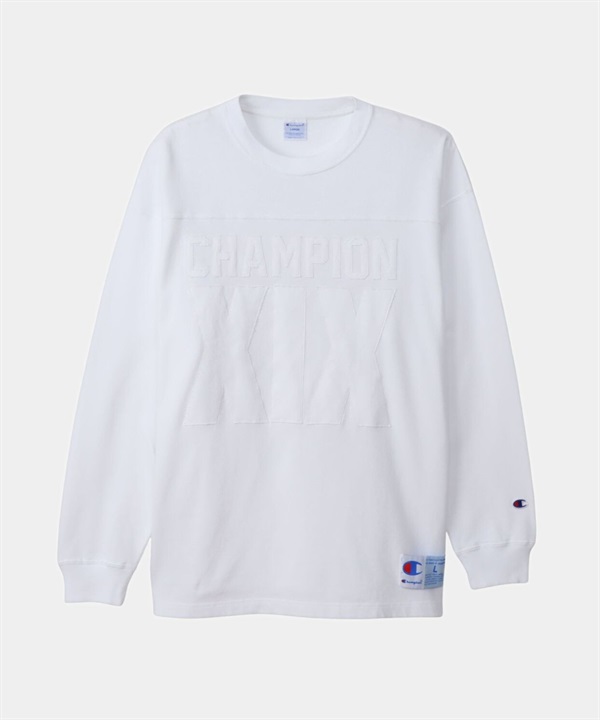 Champion / FOOTBALL LONG SLEEVE T-SHIRT(白色-M-WHITE)