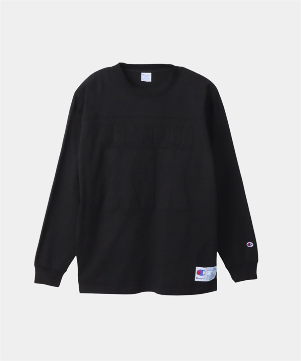 Champion / FOOTBALL LONG SLEEVE T-SHIRT(黑色-M-BLACK)