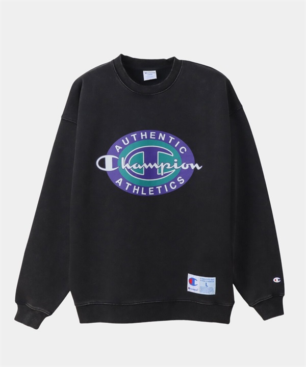 Champion / CREW NECK SWEATSHIRT(黑色-M-BLACK)