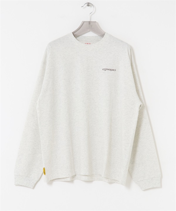 鳥貴族×UR UnuboResearch 長袖T恤A(燕麥色-M-OATMEAL)