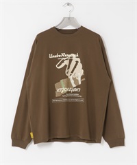 鳥貴族×UR UnuboResearch 長袖T恤B(摩卡色-M-MOCHA)