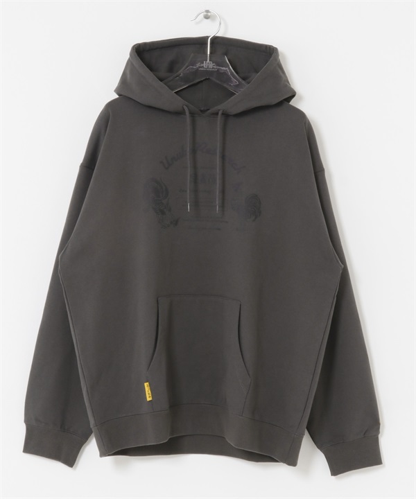 【店鋪限定】鳥貴族×UR UnuboResearch 連帽上衣(炭灰色-M-CHARCOAL GRAY)