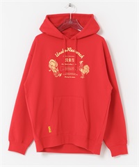 【店鋪限定】鳥貴族×UR UnuboResearch 連帽上衣(紅色-M-RED)
