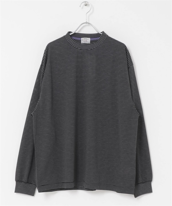 FORK&SPOON CAVE橫紋長袖T恤(黑色ｘ米色-4-其他黑色)
