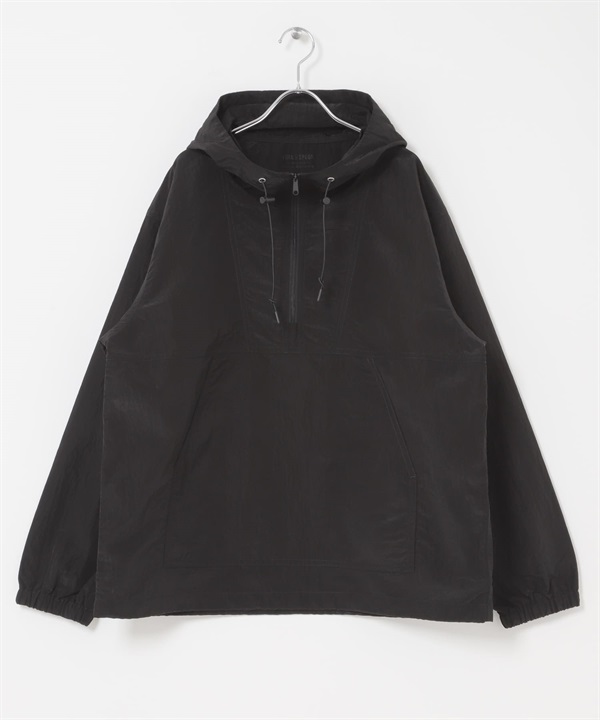 FORK&SPOON 尼龍連帽上衣(黑色-4-BLACK)