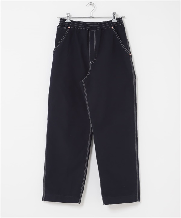 FORK&SPOON PE帆布畫家褲(藏青色-4-NAVY)