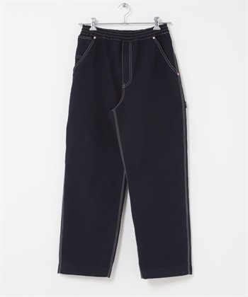 FORK&SPOON PE帆布畫家褲(藏青色-5-NAVY)