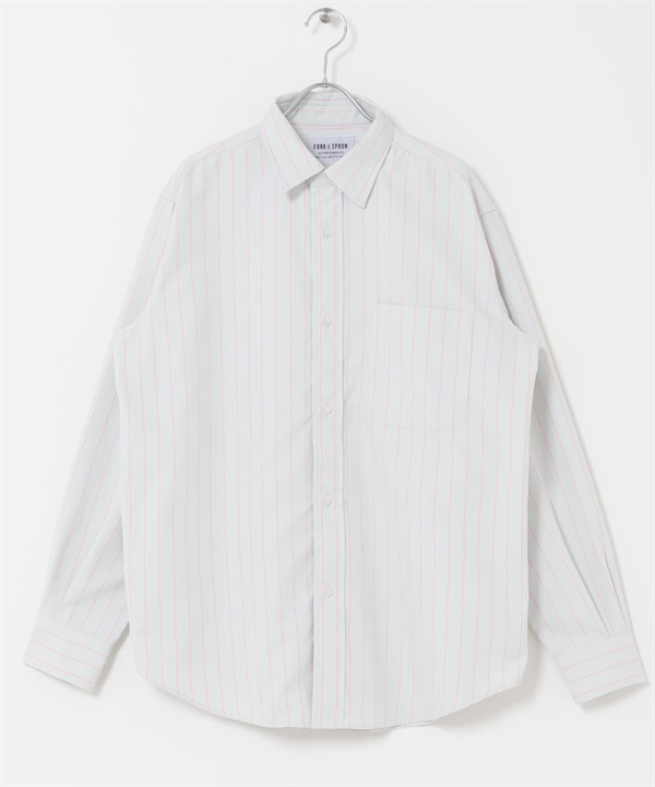 FORK&SPOON 牛津襯衫(灰薄荷綠-4-其他灰色)