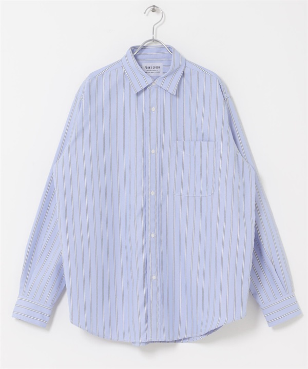 FORK&SPOON 牛津襯衫(薩克斯藍-4-其他藍色)