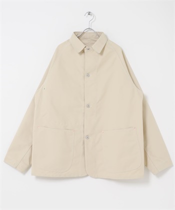 FORK&SPOON PE帆布工裝夾克(象牙白-4-IVORY)