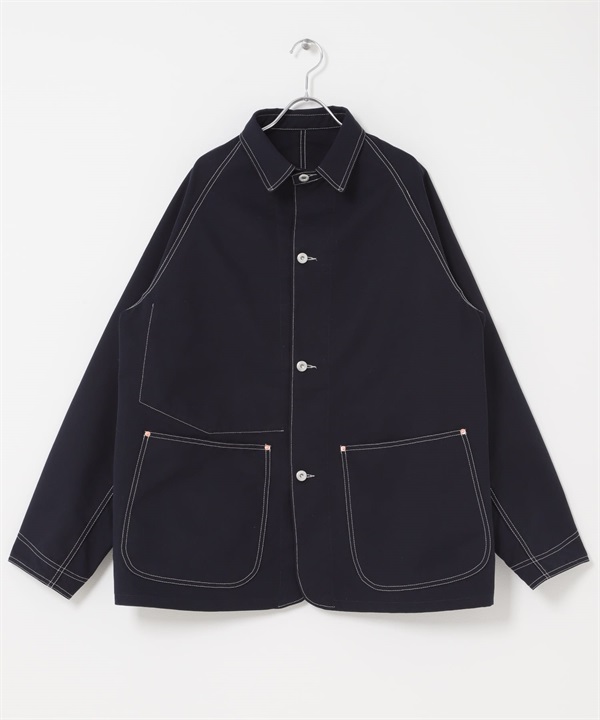 FORK&SPOON PE帆布工裝夾克(藏青色-4-NAVY)
