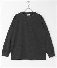 FORK&SPOON CAVE橫紋長袖T恤(黑色ｘ米色-1-其他黑色)