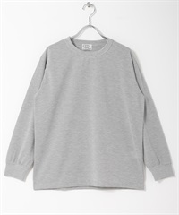 FORK&SPOON CAVE橫紋長袖T恤(灰色ｘ米色-1-其他灰色)