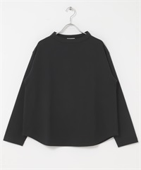 FORK&SPOON 瓶型領長袖T恤(黑色-1-BLACK)