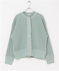 FORK&SPOON 華夫格開襟衫(薄荷綠-1-MINT)