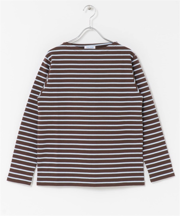 FORK&SPOON 船型領橫紋上衣(可可色x藍色-1-其他藍色)