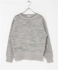 FORK&SPOON 帶狀紗船型領針織衫(黑色x象牙白-1-其他黑色)