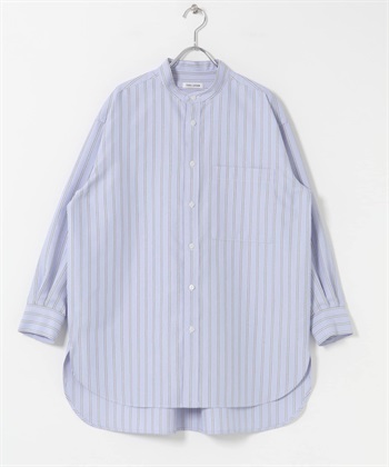 FORK&SPOON 長版牛津襯衫(薩克斯藍-1-其他藍色)