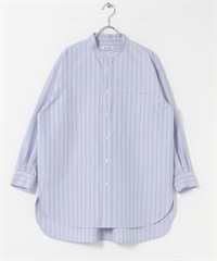 FORK&SPOON 長版牛津襯衫(薩克斯藍-1-其他藍色)