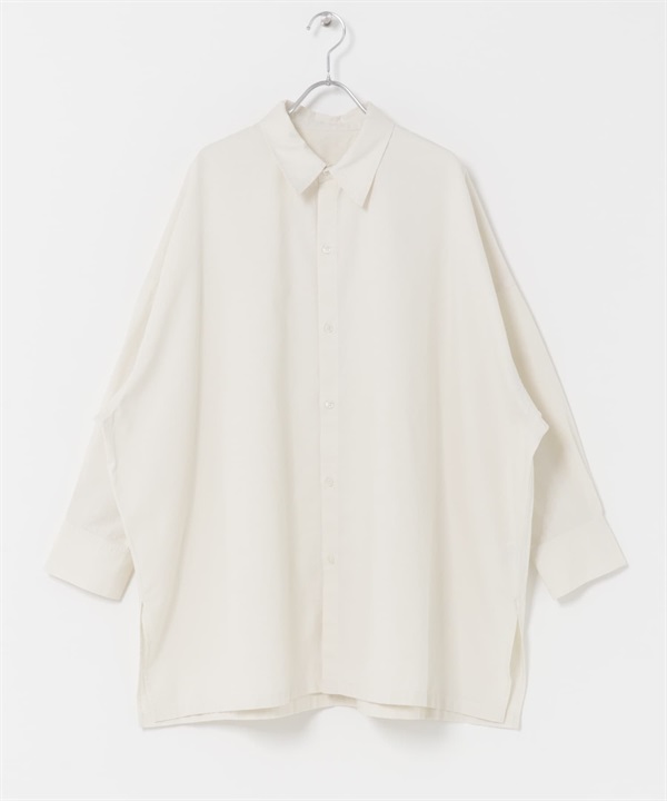 FORK&SPOON 寬版水手布襯衫(象牙白-1-IVORY)