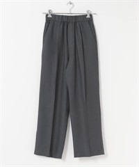 FORK&SPOON 混麻料輕便長褲(炭灰色格紋-1-其他灰色)