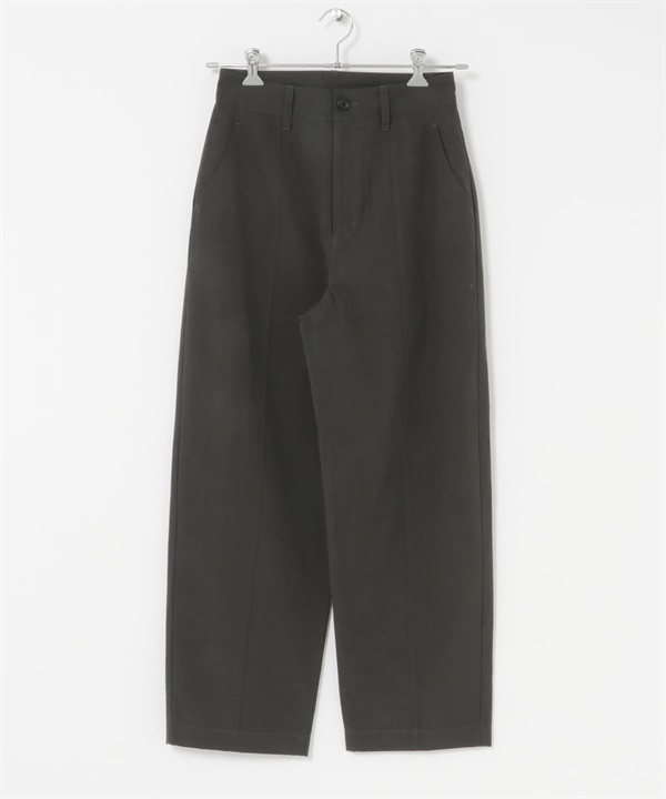 FORK&SPOON 中央壓線長褲(炭灰色-1-CHARCOAL GRAY)